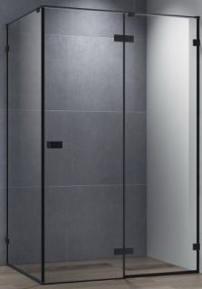 Душевой уголок Cezares Bellagio 100x80см чёрный BELLAGIO-AH-1-100/80-C-NERO